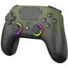 Image de Manette sans fil Subsonic SA5716-3 Bluetooth LED Vert militaire pour PS5 et PC