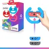 Image de Oniverse Pack de 4 supports de manette de roue de course - Bleu/Rouge/Green/Pink (Switch), Manette : accessoires, Multicolore