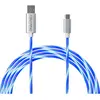 Image de Oniverse Micro Usb Charge Cable With Led, 2 Meters - White (2 m), Câble USB