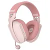 Image de Casque gaming sans fil Oniverse Polaris Multiplateforme Rose Aurore