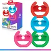 Image de Oniverse Lot de 4 volants de course pour Nintendo Switch  & Switch 2  - Accessoires de jeu (Switch 2), Manette : accessoires, Multicolore