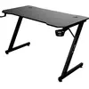 Image de The G-Lab Gamer Asztal - K-DESK YTTRIUM (120x60cm, fém, pohártartó, fejhallgatótartó, fekete), Bureau gaming, Noir