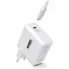 Image de Urban Factory Cyclee Eco-Designed 65w Gan (65 W, 1 portion), Chargeur USB, Blanc