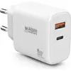Image de Urban Factory CHARGEUR GAN USB-C 65W- 1 PORT (65 W), Chargeur USB, Blanc