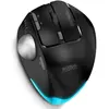 Image de Urban Factory Bluetooth et trackball ergonomique 2.4ghz avec inclinaison réglable (Sans fil), Souris, Noir