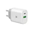 Image de Livoo Swift - Charger USB-A et USB Type C PD 30W (30 W, 2 ports), Chargeur USB, Blanc