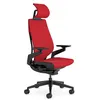 Image de Chaise de Bureau Steelcase Gesture avec appui-tête Rouge