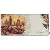 Image de Lexip X WARNER Harry Potter Floral Xxl Mousepad (XXL), Tapis de souris, Orange, Marron, Multicolore