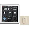 Image de Shelly Présentoir mural blanc + BLU H&T Ivory, Thermostat, Blanc