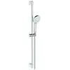 Image de Ideal Standard, Pommeau de douche, IDS Combiné de douche IDEALRAIN EVO avec douchette à main à 3 jets d= 110mm 600mm chromé (3 Types de jets, 8 l/min)