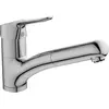 Image de Ideal Standard, Robinetterie de cuisine, Robinet basse pression avec douchette Ceraflex chromé brillant BC144AA