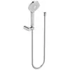 Image de Ideal Standard, Pommeau de douche, IDS Set de douche à main IDEALRAIN EVO triple, Diamond 115mm chromé (3 Types de jets, 8 l/min)