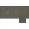 Image de Ideal Standard, Robinetterie de salle de bains, IDS Mélangeur monocommande pour lavabo mural CHECK kit 2, bec 180mm magnetic grey