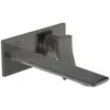 Image de Ideal Standard, Robinetterie de salle de bains, IDS Mélangeur monocommande pour lavabo mural CHECK kit 2, bec 220mm magnetic grey