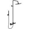 Image de Ideal Standard, Système de douche, IDS Thermostat de douche apparent CERATHERM avec système de douche T25 Silk Black