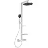 Image de Ideal Standard, Système de douche, Système de douche Alu+ : thermostat de douche Ceratherm 2 étagères, douchette 2F, pomme de douche 2F