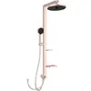 Image de Ideal Standard, Système de douche, Système de douche Alu+ sans robinetterie, 2 tablettes, douchette 2F, pommeau de douche 2F