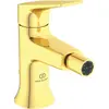 Image de Ideal Standard, Robinetterie de salle de bains, la dolce vita - bidetkraan met afvoer, geborsteld goud
