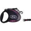 Image de Flexi Glam Composition with Swarovski crystals M - Laisse rétractable pour chien - 5 m - Noir (M, Chien, Promenade), Collier + laisse