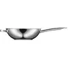 Image de WMF Durado poêle wok 28cm (748486021), acier inoxydable, revêtement céramique, Poêle + casserole, Noir, Argent