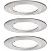 Image de Paulmann, Spot encastrable, Luminaire encastré Nova Set (GU10, Aluminium, Zinc)