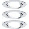 Image de Paulmann, Spot encastrable, Luminaire encastré Nova Set (GU10, Aluminium)