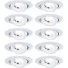 Image de Paulmann, Applique + plafonnier, Luminaires encastrés (550 lm)