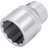 Image de HAZET, Clé à douille + douilles, Douille   12 pans 1000AZ-1.1/2   Carré creux 20 mm (3/4 pouce)   Profil à 12 pans extérieurs   (1 1/2")