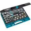 Image de HAZET, Clé à douille + douilles, Jeu de clés à douilles 885N   Carré creux 10 mm (3/8 pouce)   Profil Traction à 6 pans extéri  (10 mm, 11 mm, 12 mm, 13 mm, 14 mm, 15 mm, 16 mm, 17 mm, 18 mm, 19 mm, 21 mm, 22 mm, 4 mm, 5 mm, 5,5 mm, 6 mm, 7 mm, 8 mm, 9 mm)
