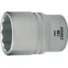 Image de HAZET, Clé à douille + douilles, Douille   12 pans 900Z-27   Carré creux 12,5 mm (1/2 pouce)   Profil Traction à 12 pans extér  (27 mm)