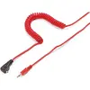 Image de Kaiser Fototechnik Câble de flash Kaiser PC-jack 10m 6,35mm (Pièces de rechange pour flash), Flash : accessoires, Rouge