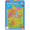 Image de Schmidt Spiele Carte d'Allemagne avec images (200 pièces)