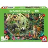 Image de Schmidt Spiele Animaux colorés de la jungle 100 pièces (100 pièces)