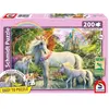 Image de Schmidt Spiele Einhornstute mit zwei Fohlen 200 Teile (200 pièces)