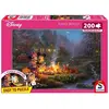 Image de Schmidt Spiele Disney Mickey and Minnie Sweatheart Campfire 200 Teile (200 pièces)