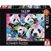 Image de Schmidt Spiele Néon fleurs pandas 1000 pièces (1000 pièces)
