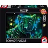 Image de Schmidt Spiele Néon bleu vert panthère 1000 pièces (1000 pièces)
