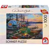 Image de Schmidt Spiele Camping idyllique au bord du lac 1000 pièces (1000 pièces)