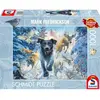 Image de Schmidt Spiele Schwarzer Labrador im Schnee 1000 Teile (1000 pièces)