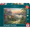Image de Schmidt Spiele Thomas Kinkade, New England Harbor (1000 pièces)