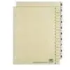 Image de Elba, Classeur : accessoires, Intercalaires, impression recto-verso, chamois, 240 x 300 mm en carton kraft, 230 g/qm, impression