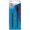Image de Prym Aiguilles à laine, carte assortie 3 pcs, plastique, Aiguille, Multicolore, Gris