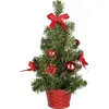 Image de Idena, Guirlande lumineuse, WH Arbre décoratif 10 LED 6h Timer ww rouge Deko (0.18 m)