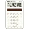 Image de Maul, Calculatrice, Calculatrice de poche solaire ECO MD 1 blanche (Panneau solaire)
