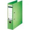Image de Leitz, Classeur, Chemise en papier solide, 180 degrés, DIN A4, 80 mm, couverture cartonnée vert clair, papier solide (A4, 80 mm, 1 pcs)