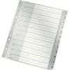 Image de Leitz, Classeur : accessoires, Registre PP gris