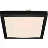 Image de Briloner, Plafonnier, Plafonnier LED avec effet backlighte, blanc-noir, 1xLED platine/12W (1200 lm)