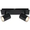 Image de Briloner, Plafonnier, LED Bad Spot, noir, excl. 2xLED/GU10 (GU10)