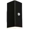 Image de Briloner, Éclairage d'extérieur, Applique murale d'extérieur à LED rechargeable,capteur,noir,2xLED/6W (700 lm, IP44)