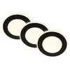 Image de Briloner, Spot encastrable, GIMA LED encastré, set de 3, anneau veilleuse (Polycarbonate (PC))